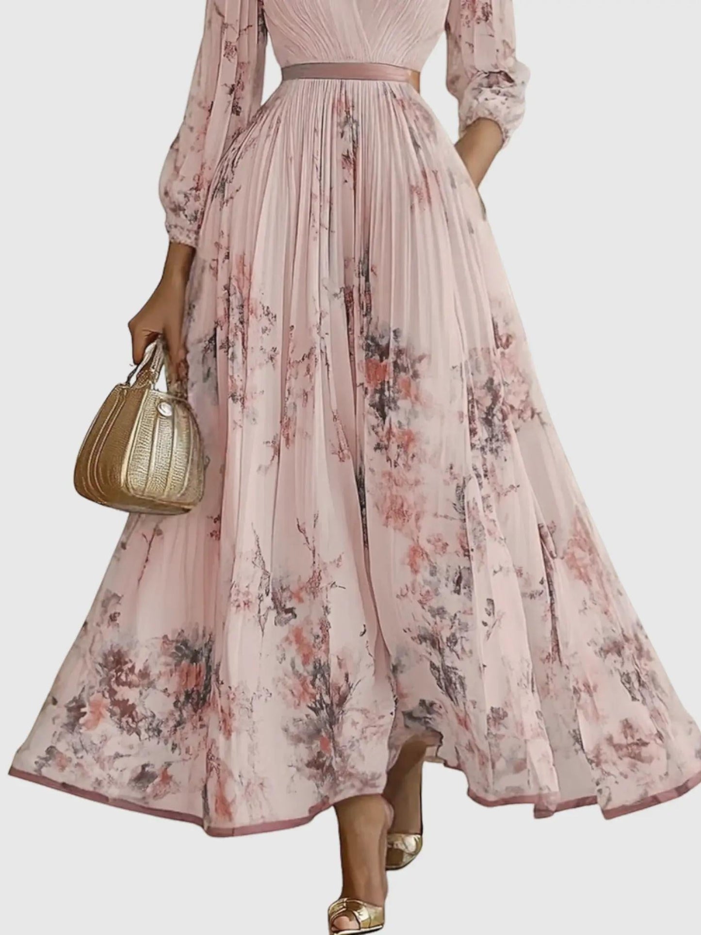 Clara™ Florales Maxikleid