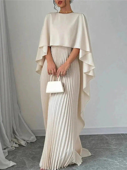 Seraphina™ Cape-Maxikleid