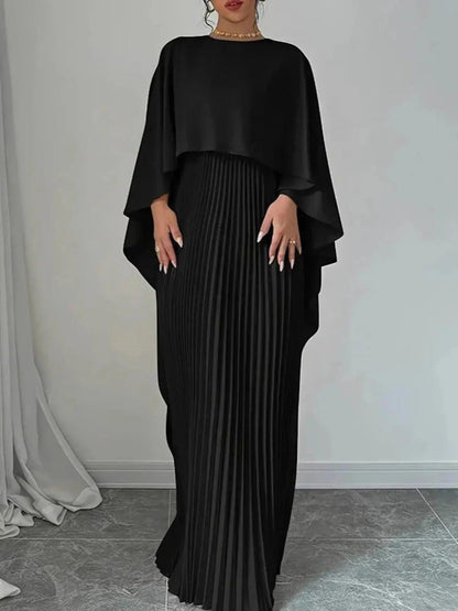 Seraphina™ Cape-Maxikleid
