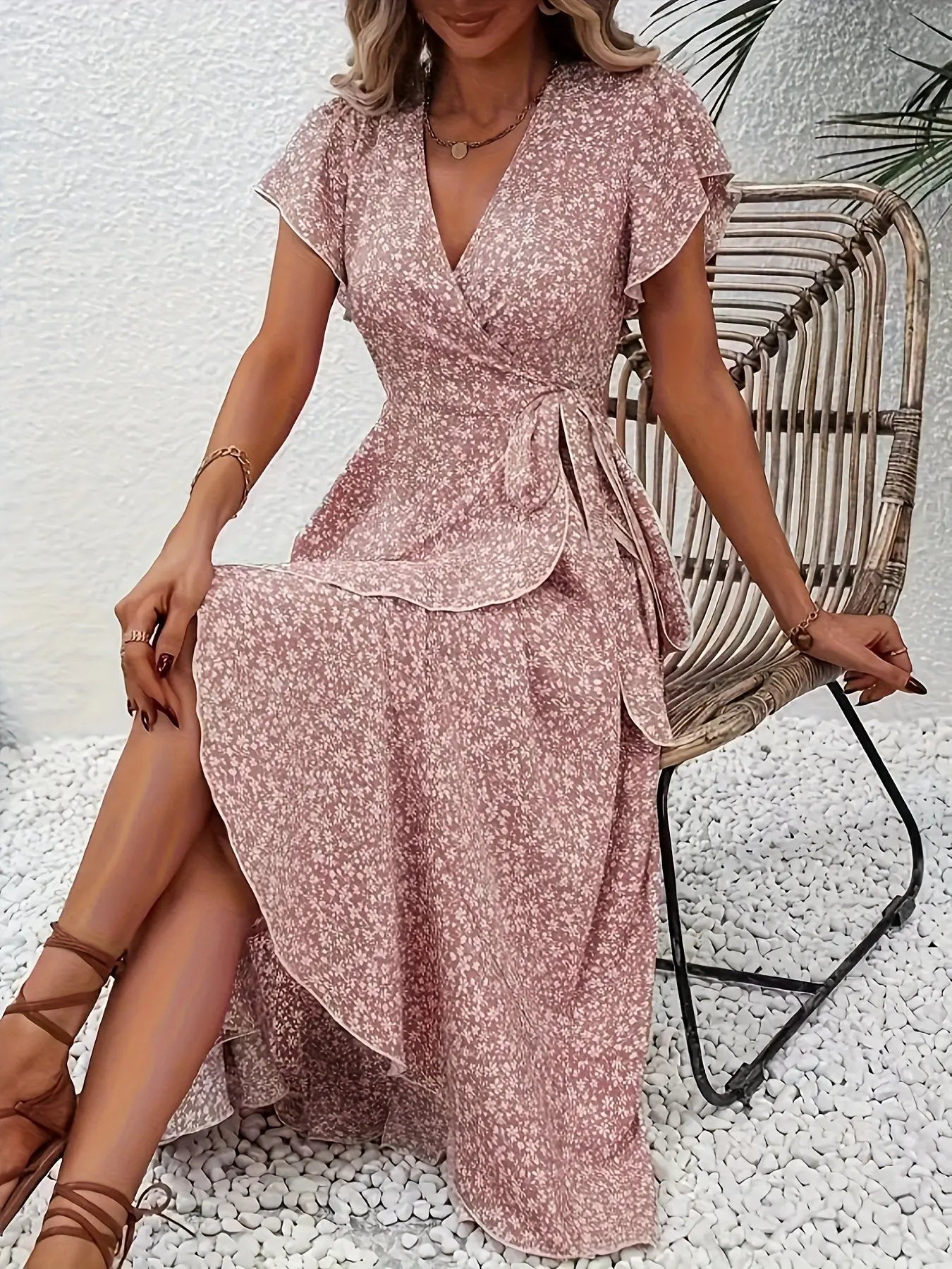 Isabella™ Florales Maxikleid