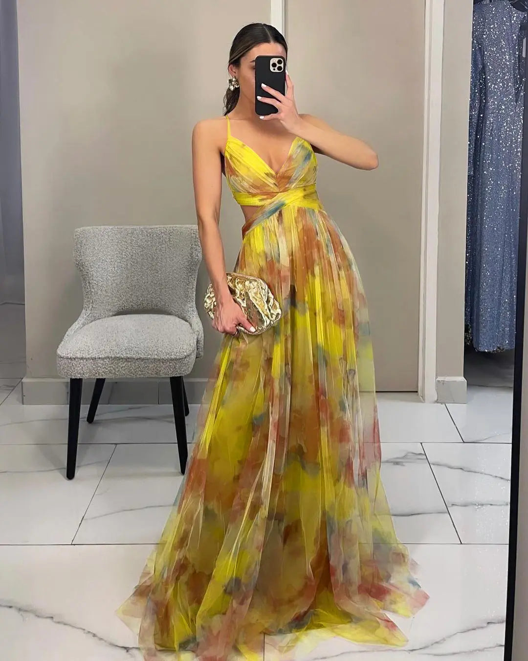 Vivienne™ Florales Maxikleid