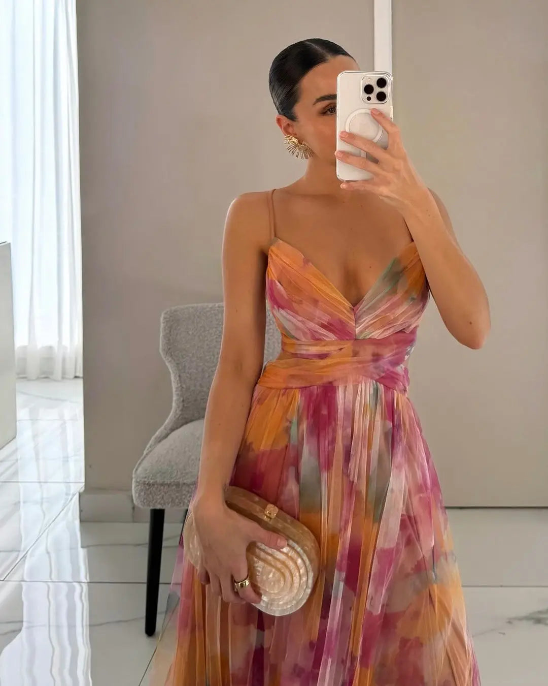 Vivienne™ Florales Maxikleid