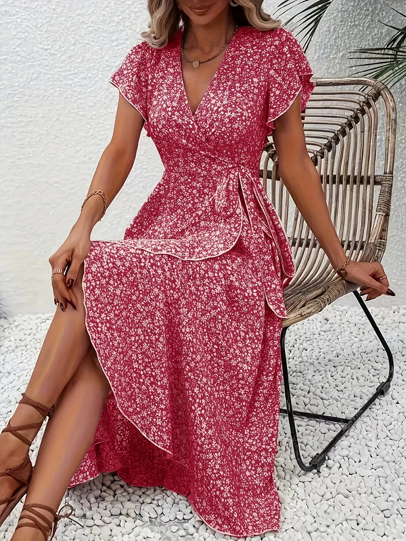 Isabella™ Florales Maxikleid
