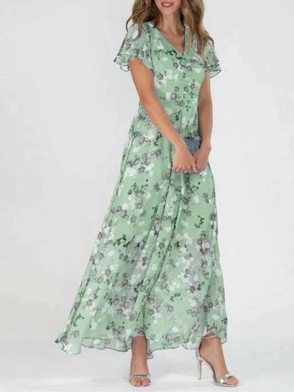 Marina™ Florales Strand-Maxikleid