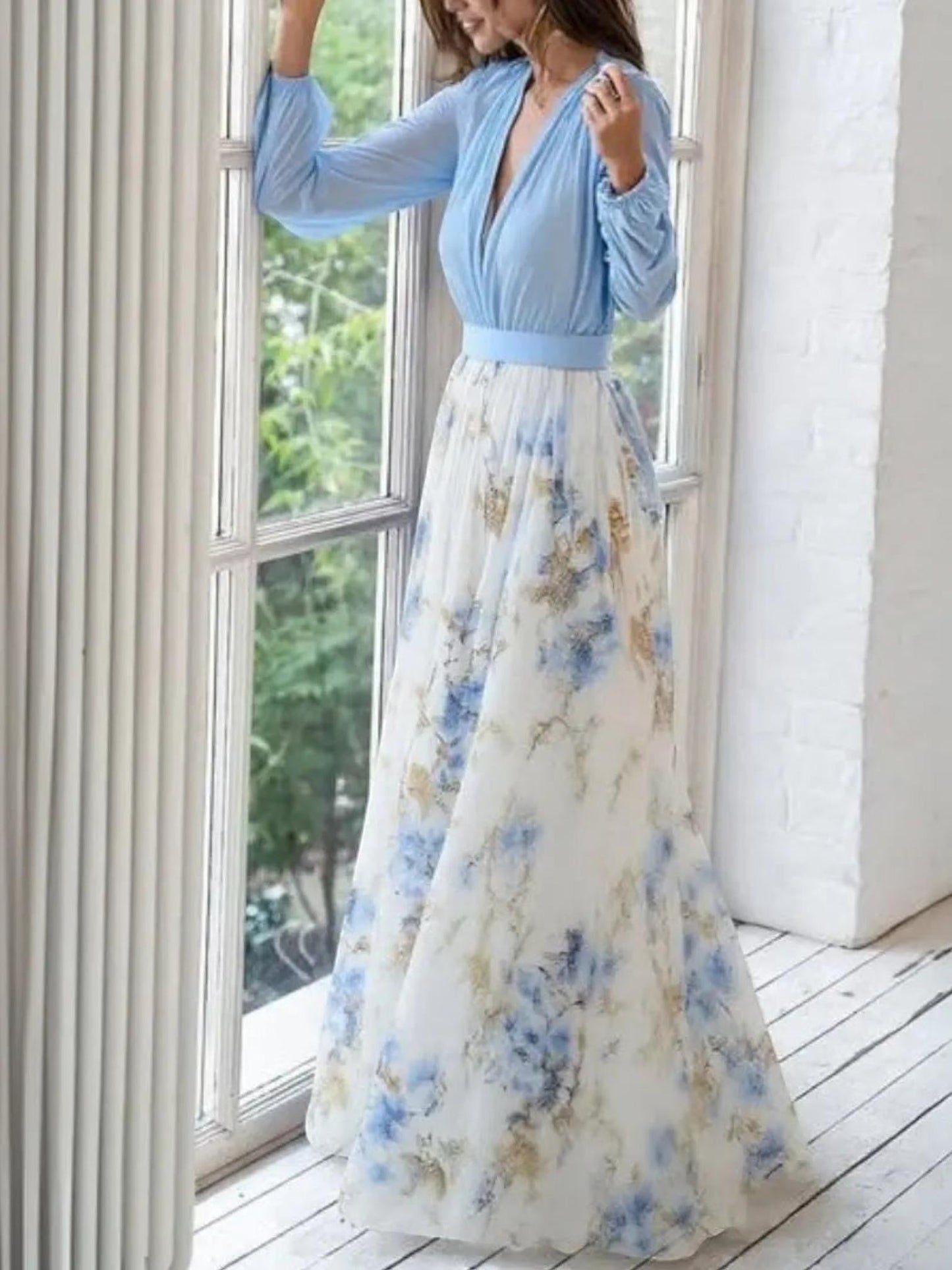 Celeste™ Florales Maxikleid