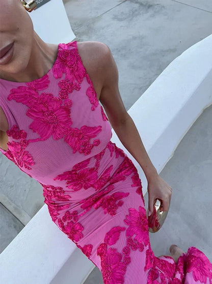 Amélie™ Florales Maxikleid