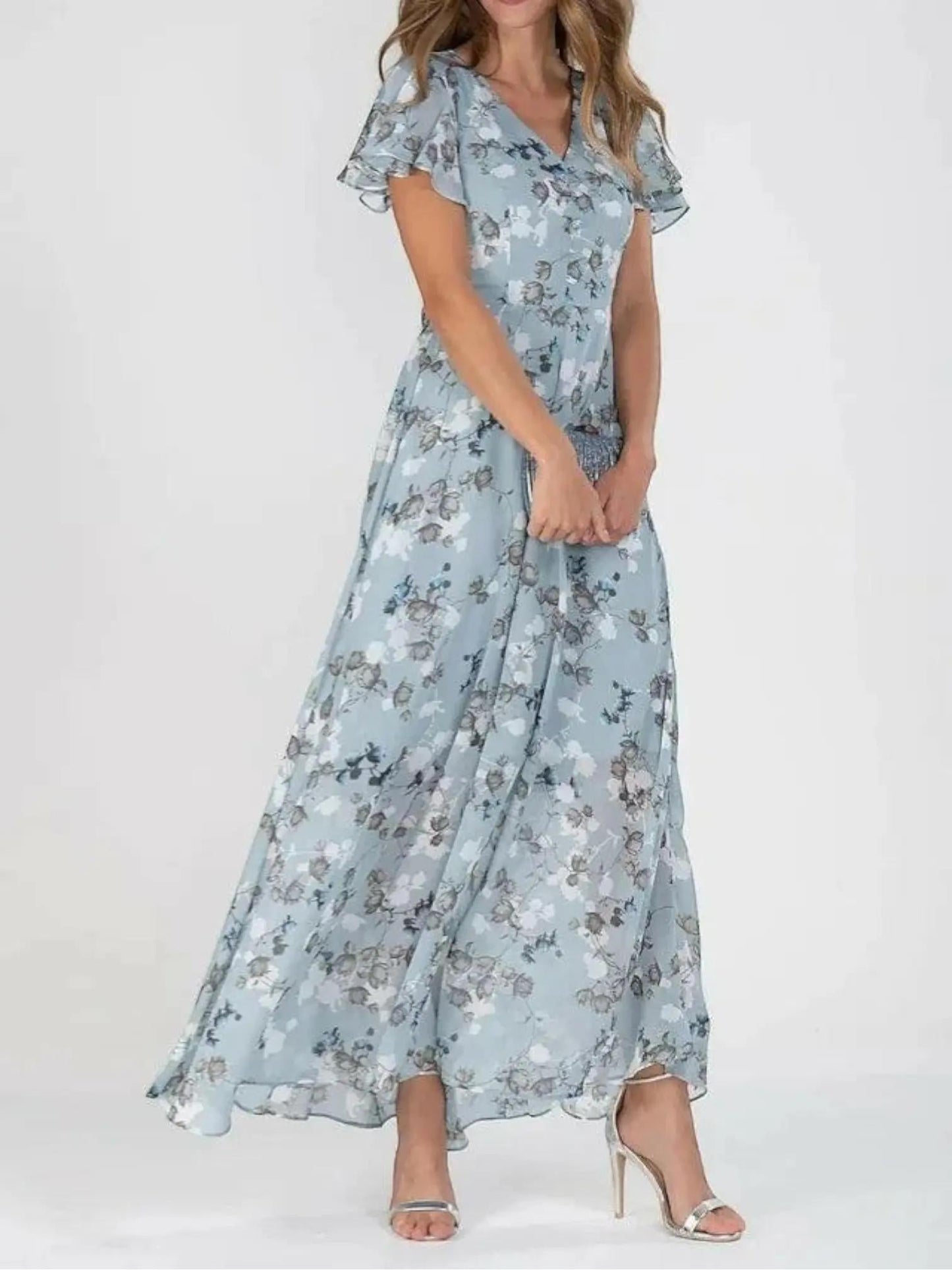 Marina™ Florales Strand-Maxikleid