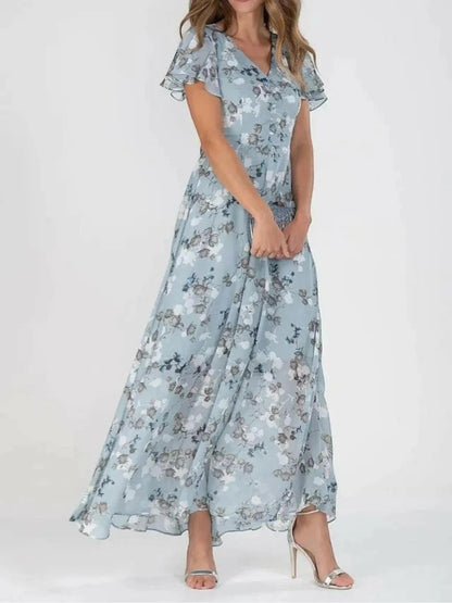 Marina™ Florales Strand-Maxikleid
