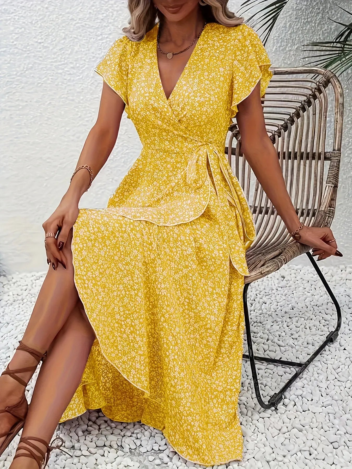 Isabella™ Florales Maxikleid