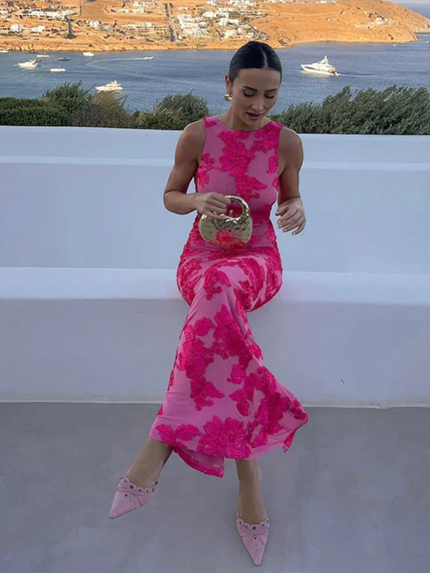 Amélie™ Florales Maxikleid