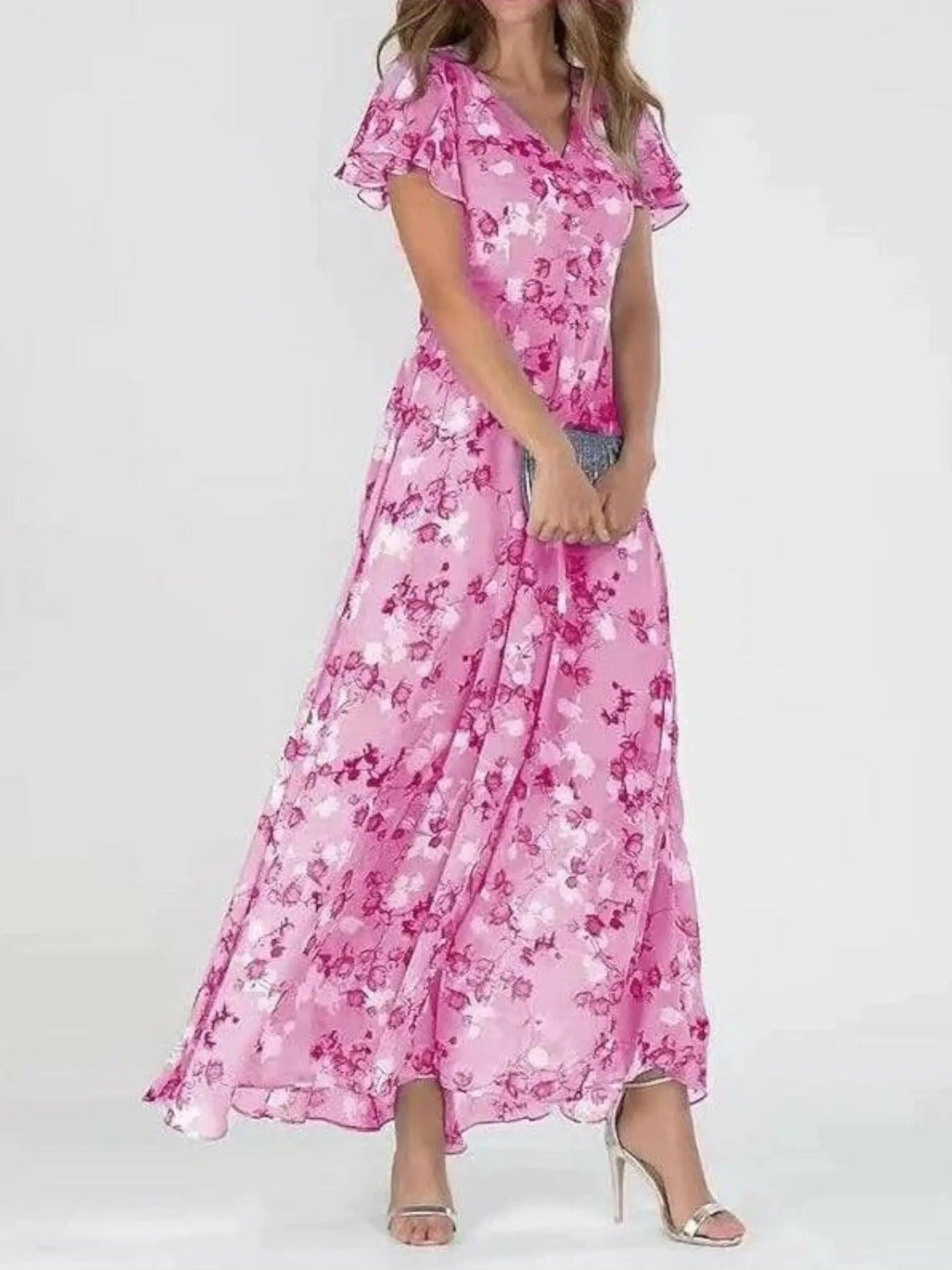 Marina™ Florales Strand-Maxikleid