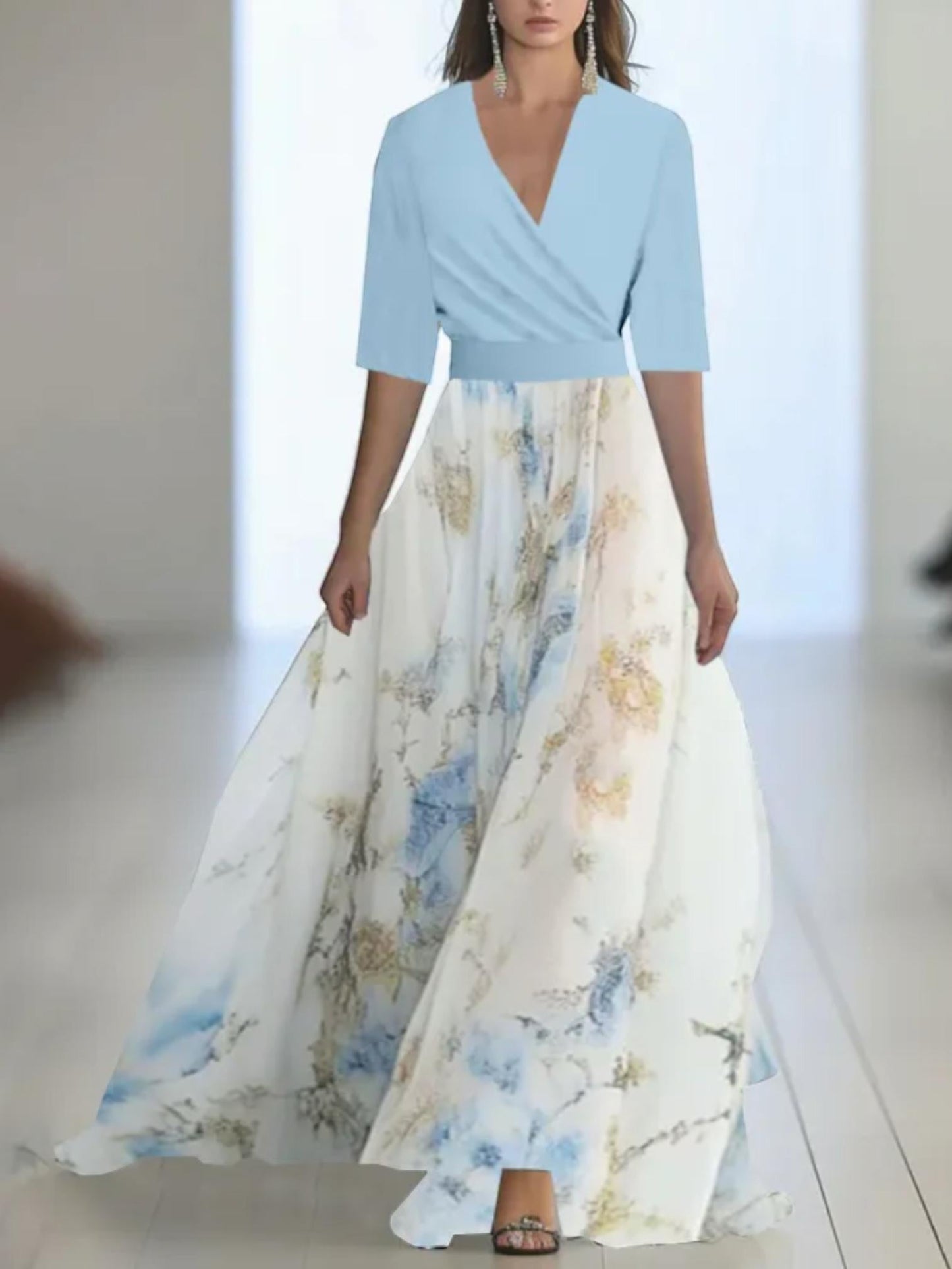 Celeste™ Florales Maxikleid