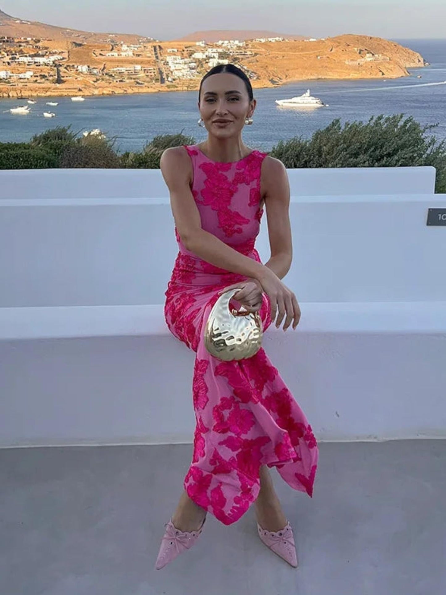 Amélie™ Florales Maxikleid