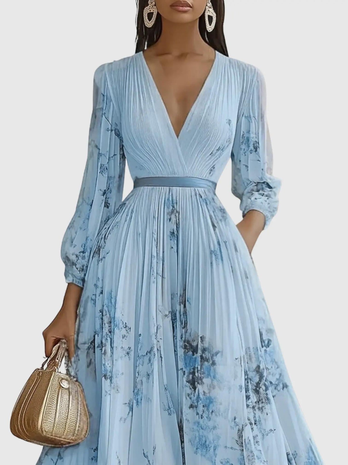 Clara™ Florales Maxikleid