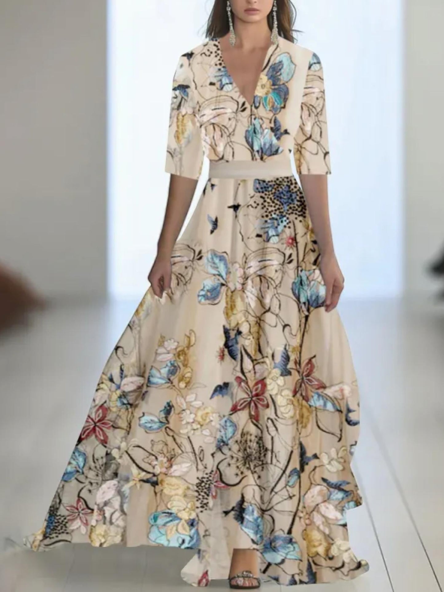 Celeste™ Florales Maxikleid