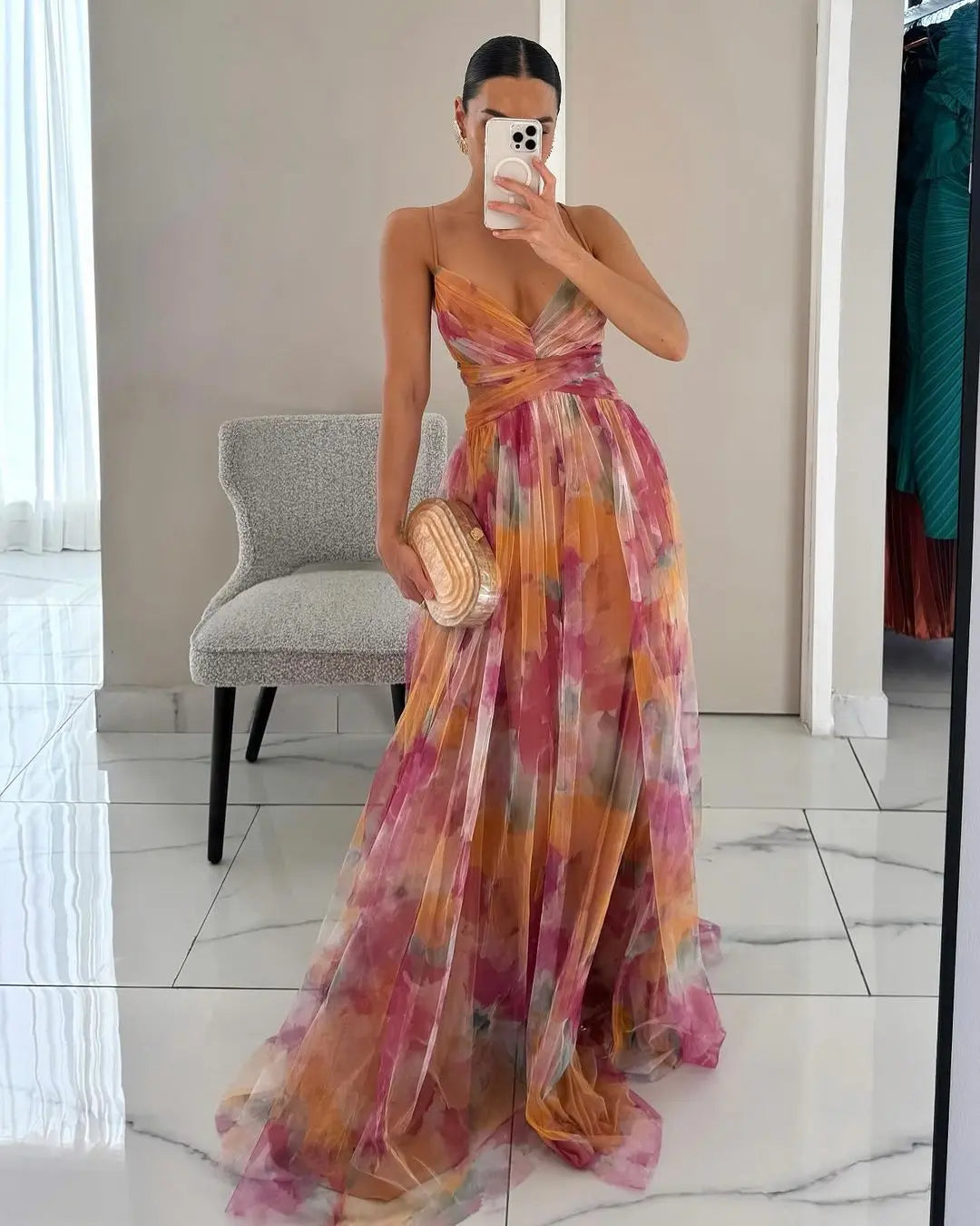 Vivienne™ Florales Maxikleid