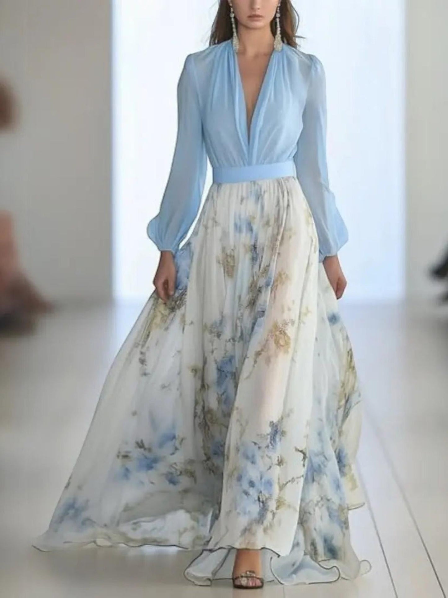 Celeste™ Florales Maxikleid