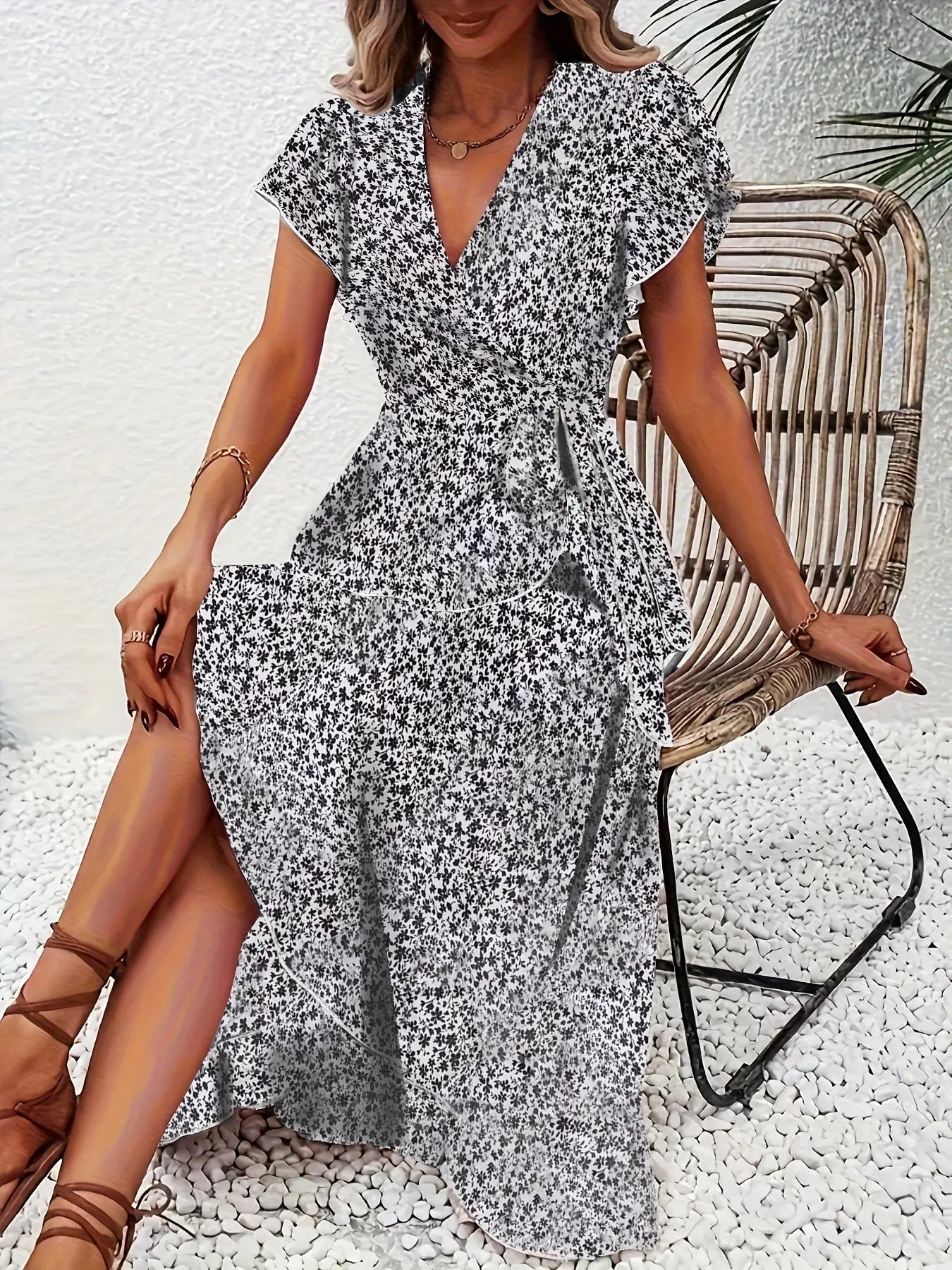 Isabella™ Florales Maxikleid