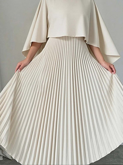 Seraphina™ Cape-Maxikleid