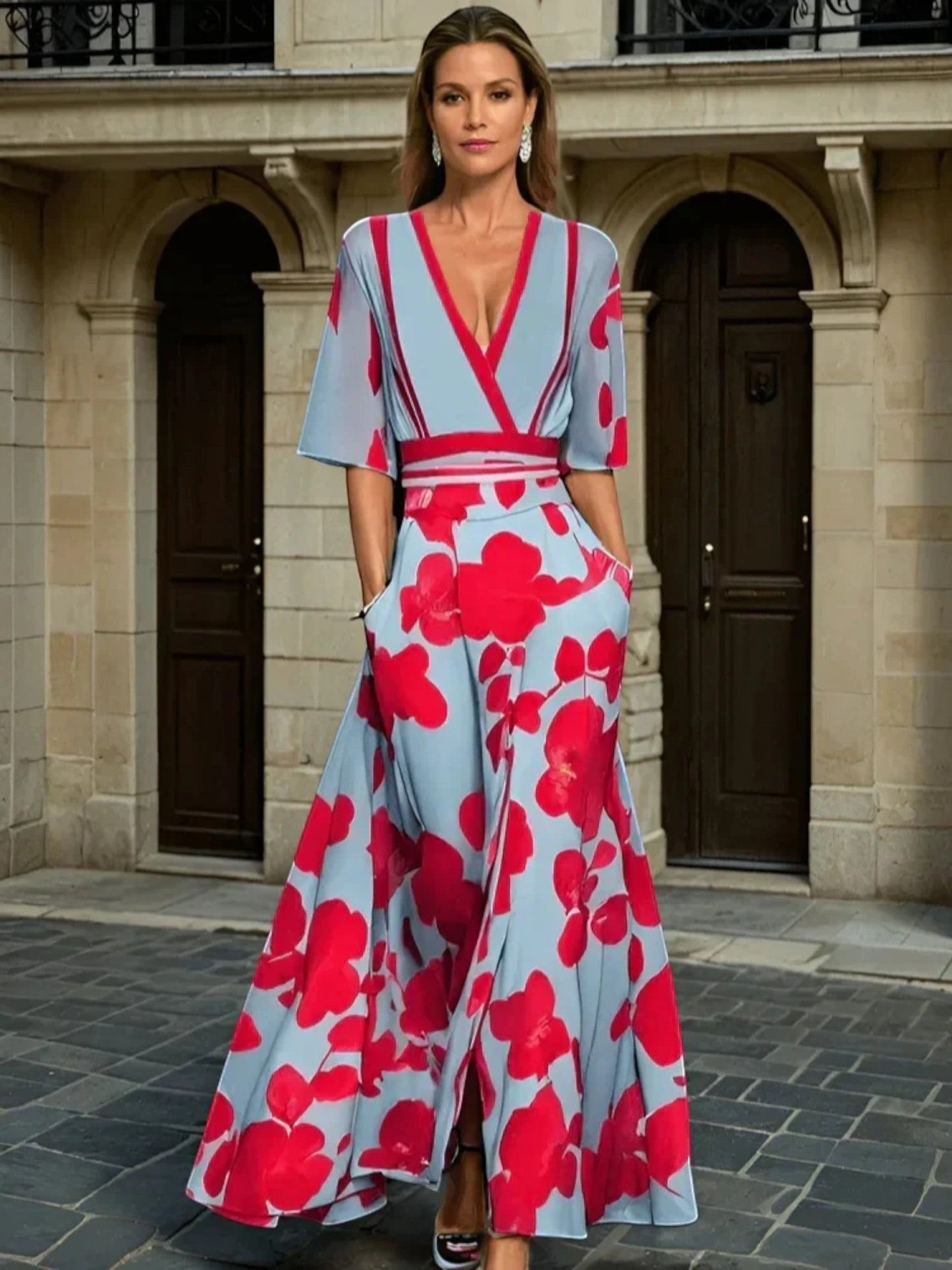 Juliette™ Florales Sommer-Maxikleid