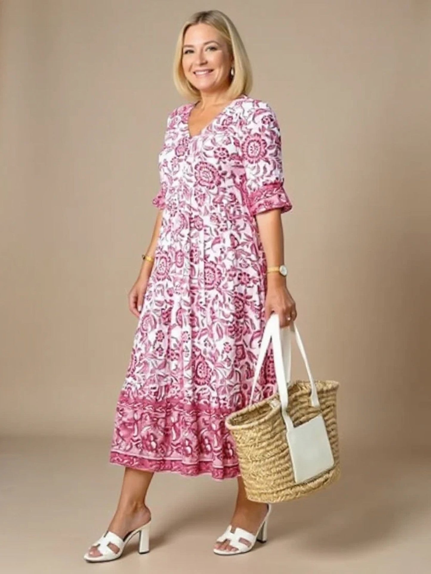 Rosalie™ Maxikleid mit Blumenmuster