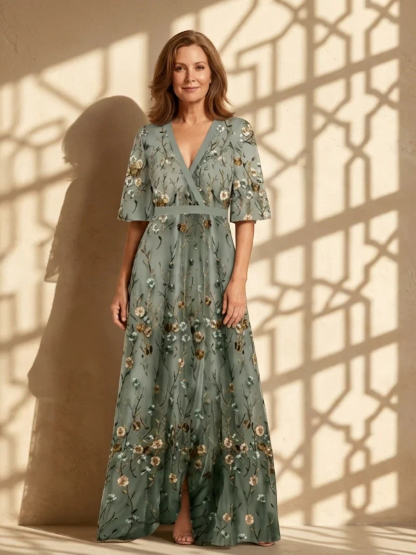 Celeste™ Florales Maxikleid