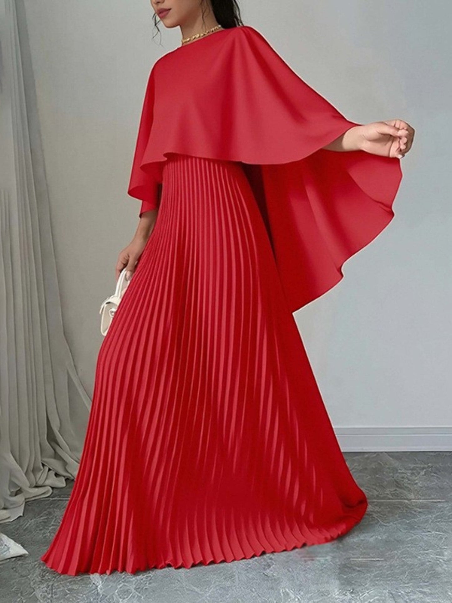 Seraphina™ Cape-Maxikleid