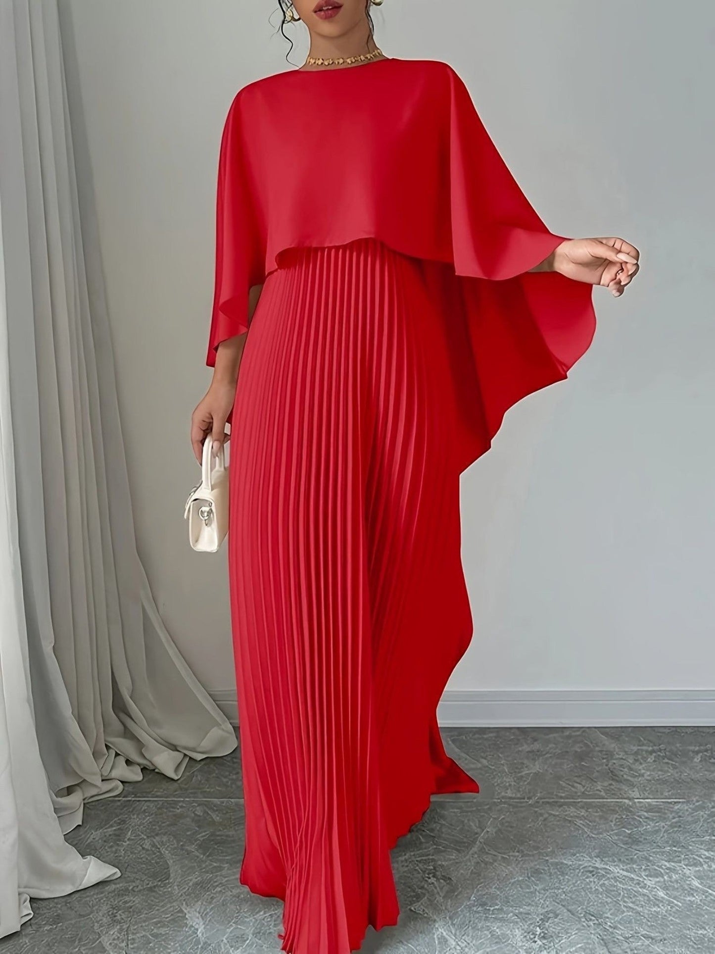 Seraphina™ Cape-Maxikleid